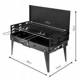 Sulankstomas turistinis grilis + priedai