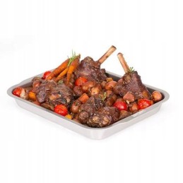 Broil king stainless steel grill pan for meat and vegetables