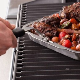 Broil King terasest grillpann, roostevaba teras, liha, köögiviljad