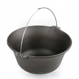 Vengrijos medžioklinis ketaus katilas katilas katilas 7,2l