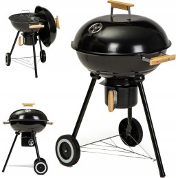 Apvalios sodo kepsninės 44 cm su dangteliu ant ratukų