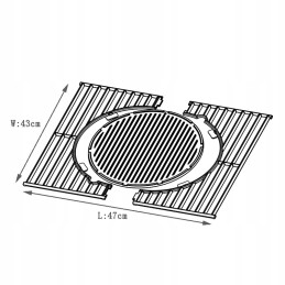Zeus-a1 ketaus grilio grotelės