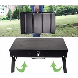 ⭐⭐Sulankstoma anglių kepsninė, nešiojamas turistinis lagaminas⭐⭐