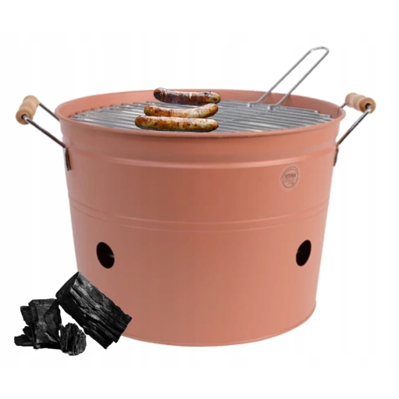 Nešiojamos anglies kepsninės 33x40x24 cm