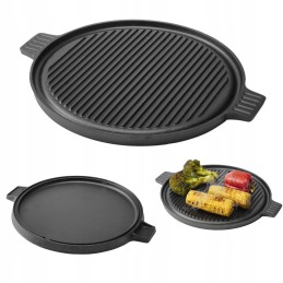 Grilio keptuvė 36 cm, ketaus plokštė