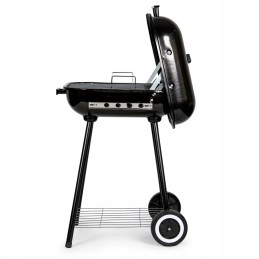 👌_xDC4C_ medžio anglies kepsninė su atlenkiamu dangteliu ant ratų, lentyna, ventiliacija 👌