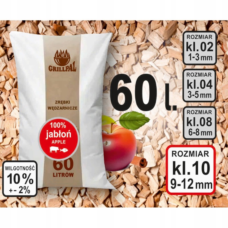 Applewood rūkyklos, 10 klasė, 60l, grilis