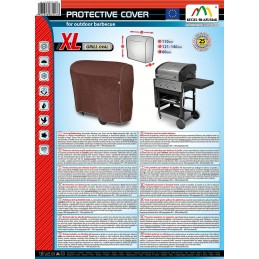 Apsauginis užvalkalas griliui, XL dydis ovalus