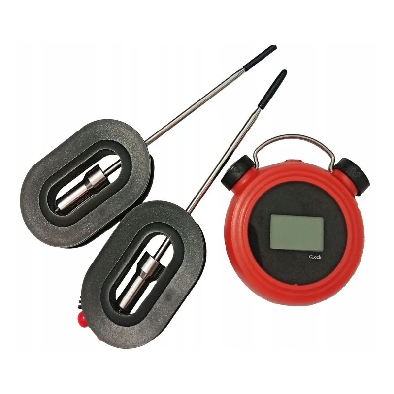 BBQ termometras rūkyklai, du zondai