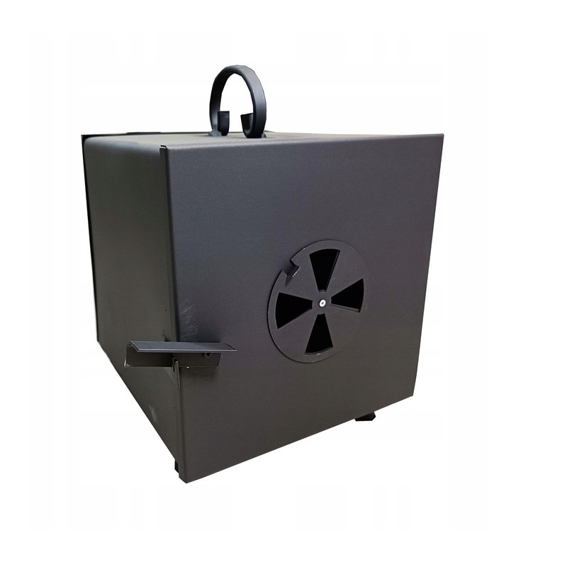 Židinys su grotelėmis rūkyklai