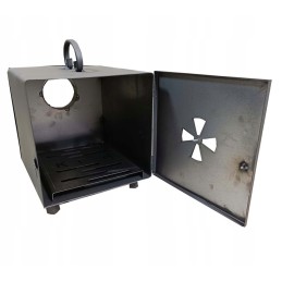 Židinys su grotelėmis rūkyklai