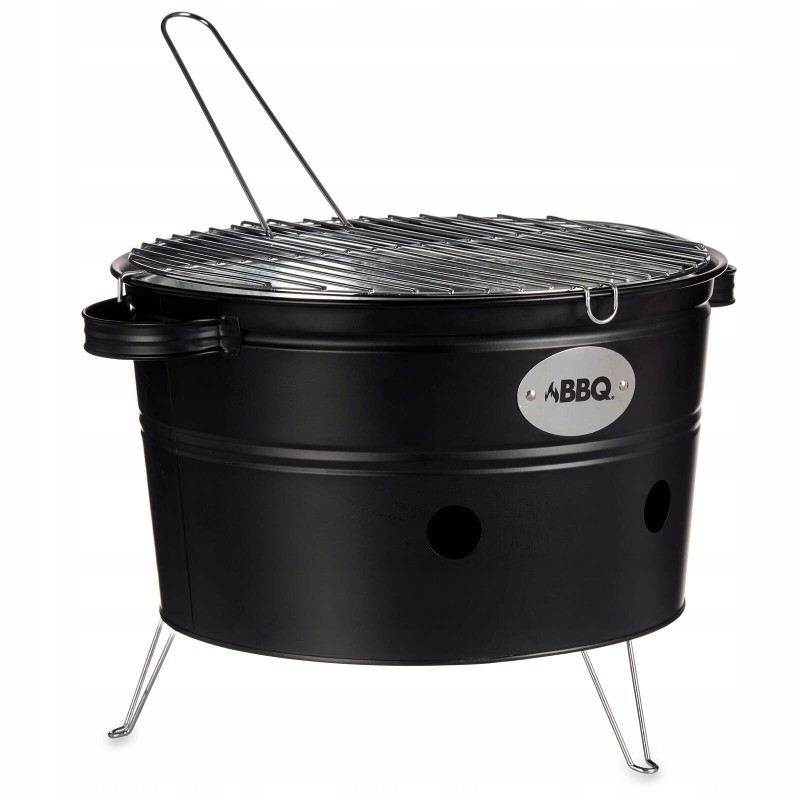 Grilis su rankenomis ant kojų, BBQ, 42 x 35 x 21 cm, ibergarden