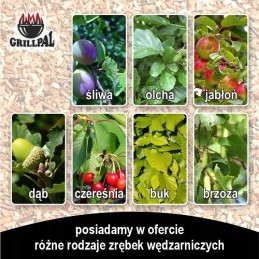 Rūkomieji ąžuolo gabalėliai 02 klasės 60l grilis