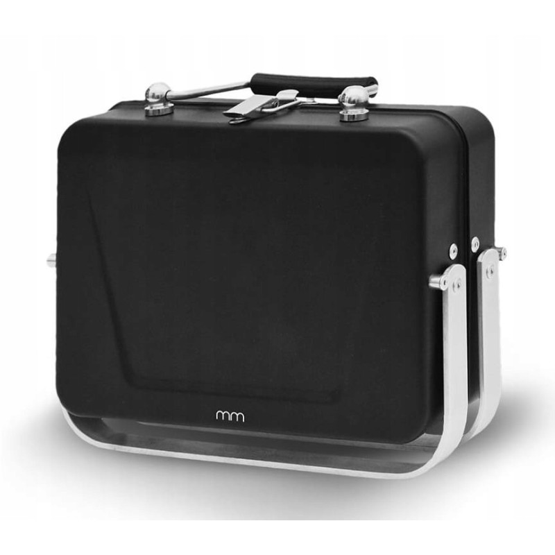 Nedidelė nešiojama kempingo kepsninė su anglimis + lagaminas