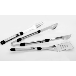 Activa 3 dalių nerūdijančio plieno kepsninės stalo įrankių rinkinys