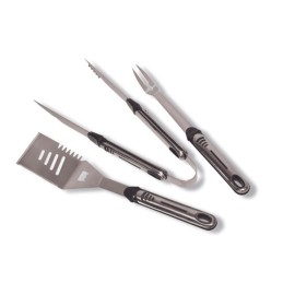 Activa 3 dalių nerūdijančio plieno kepsninės stalo įrankių rinkinys