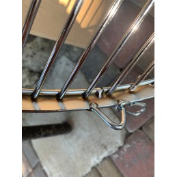 Nikeliuotos grotelės, skersmuo 60, grandinėlės