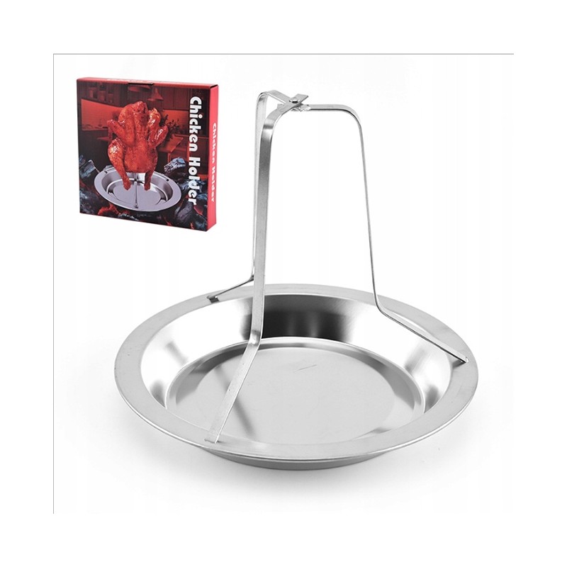 Nerūdijančio plieno grilio vištienos stovas 77712