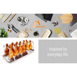 Vištienos kojų laikiklio rinkinys su padėklu ir priedais