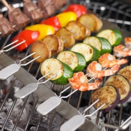 Roesle BBQ nerūdijančio plieno iešmai, 4 vnt