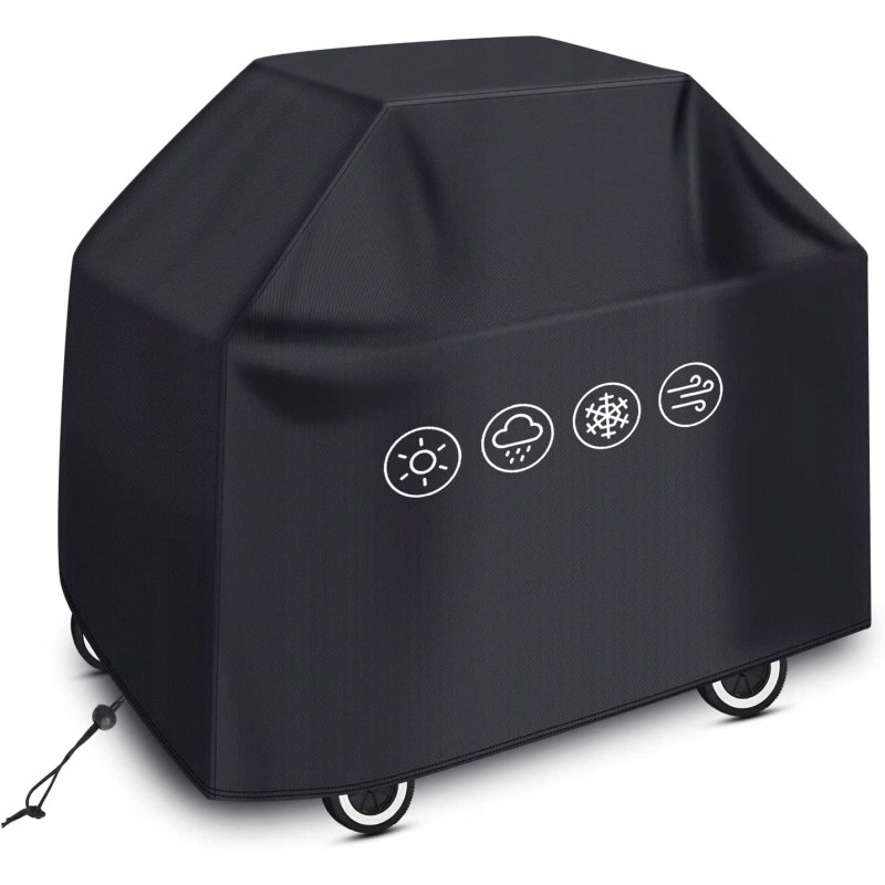 Apsauginis vandeniui atsparus dujinės grilio dangtis