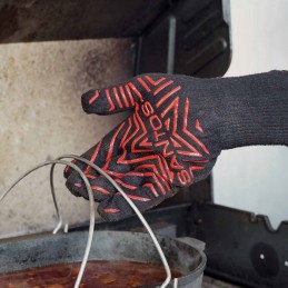 Grilio pirštinės (poros) atsparios karščiui iki 500°C, dydis xl santos