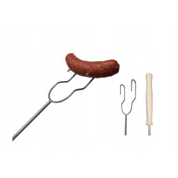 Wz šakės ugnies lazdos 5 vnt, nerūdijančio plieno rankena 100