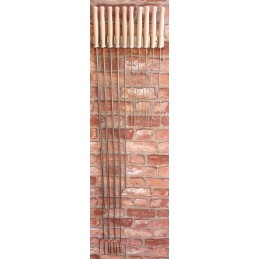 Wo 130 šakės židinio šakės 5 vnt nerūdijančio plieno rankena 130cm gamintojas