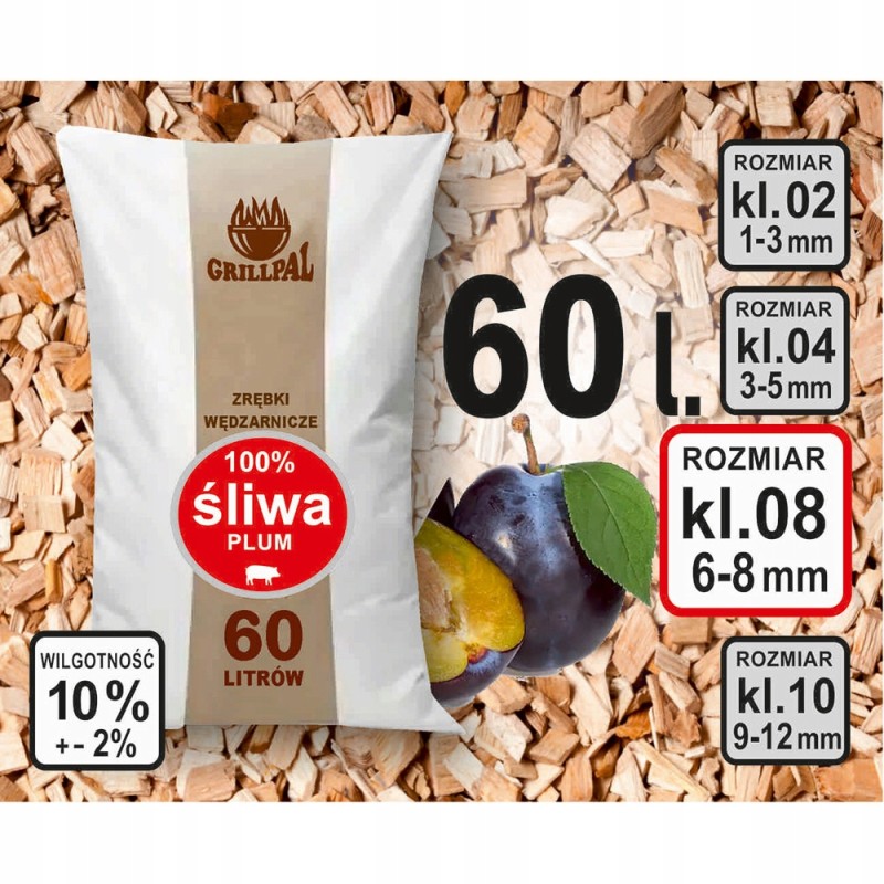 Rūkomieji kotletai, slyva, 08 klasė, 60l, grilis