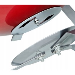 Grilis su anglimis activa kopenhagen 10970r, skersmuo 34cm, raudonas