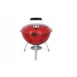 Grilis su anglimis activa kopenhagen 10970r, skersmuo 34cm, raudonas