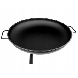Didelis sodo židinys, grilis, ugnies dubuo, 60 cm, juodas plienas