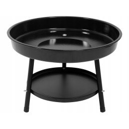 Pakabinama kepsninė, židinys ant trikojo, 46 cm grotelės trikojo ugniai