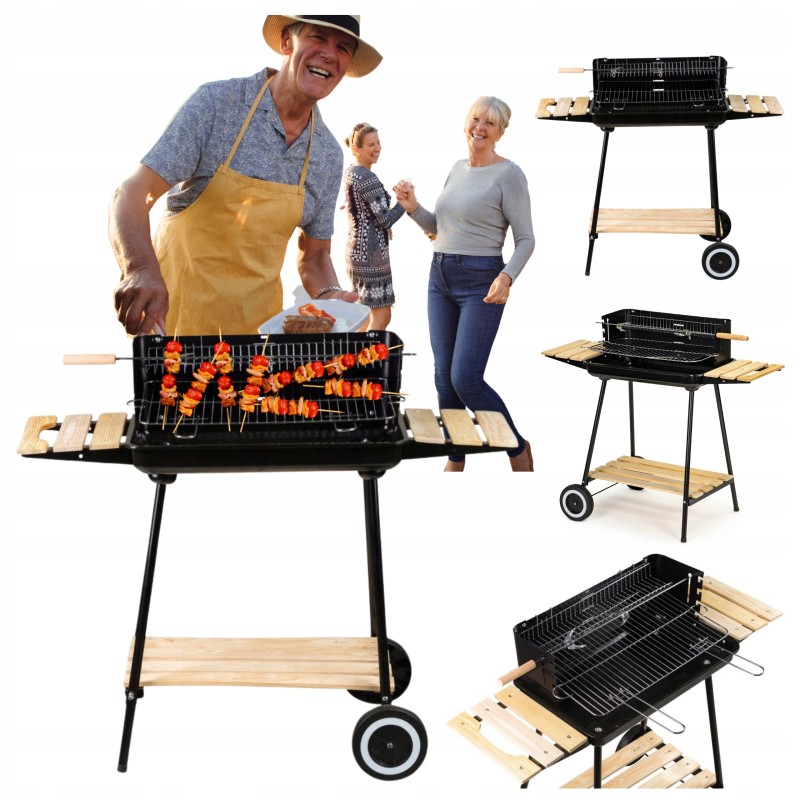 Anglies kepsninė su reguliuojamomis lentynomis ir 2 nešiojamomis grotelėmis