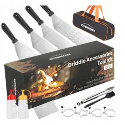 Nerūdijančio plieno grilio rinkinys su 13 bbq elementų