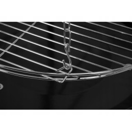 Pakabinama kepsninė, židinys ant trikojo, 46cm grotelės, trikojis ugniai