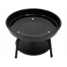 Pakabinama kepsninė, židinys ant trikojo, 46 cm grotelės, trikojis ugniai