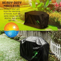 ⭐️Bramble didelis dujinis grilio dangtis BBQ vandeniui atsparus brezentinis dangtis 170x117x61cm⭐️