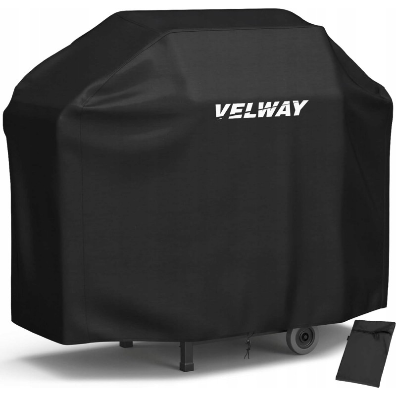 ⭐️Velway didelis dujinis grilio dangtis BBQ vandeniui atsparus brezentinis dangtis 147x117x61cm⭐️