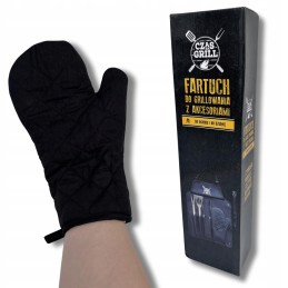 Kepsninės komplektas su prijuoste, kepsninės įrankiai, stalo įrankiai, prijuostė