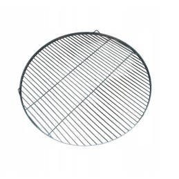 Grilio grotelės 70 cm nerūdijančio plieno apvalios pakabinamos inox xxl sustiprintos