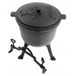 Ketaus medžioklinis virdulys 8l.