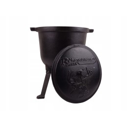 Ketaus medžioklinis virdulys 8l.