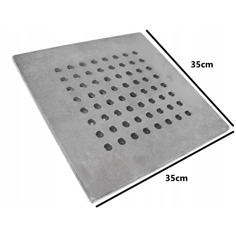 Ketaus grotelės, matmenys: 35x35