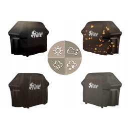 Dengiamas brezentinis užvalkalas XXL sodo kepsninei, atsparus vandeniui, universalus