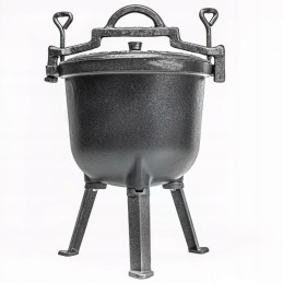 Ketaus virdulys 4l medžioklinio puodo nemokamas židinys
