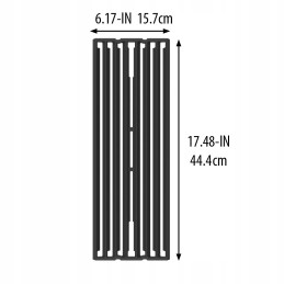 Broil king - dvipusės ketaus barono grotelės - 1 vnt.