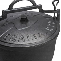 Sunkus ketaus medžioklinis virdulys 4l