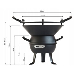 Puikus sodo grilio katilas