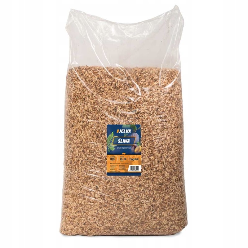 Suitsutatud ploomi puiduhake, klass 04, 15kg jelux jelux polska